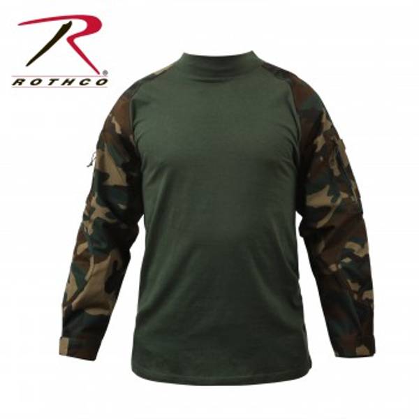 Bilde av Combat Shirt Woodland Camo