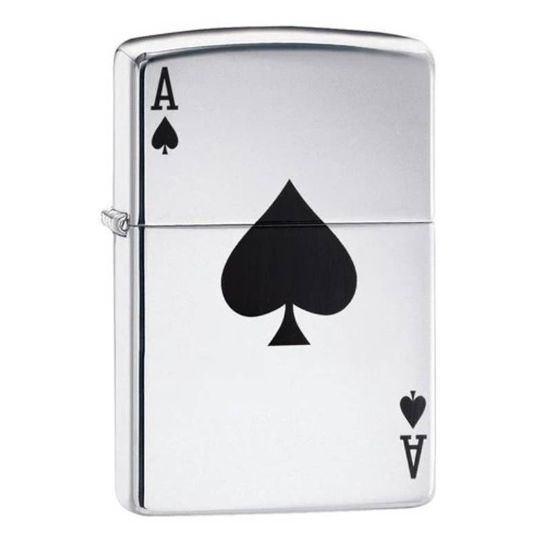 Zippo - Ace of Spades Design - Lighter
